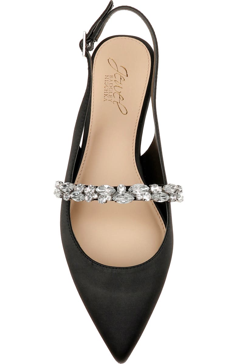 Jewel Badgley Mischka Bambi Slingback Skimmer Flat, Alternate, color,