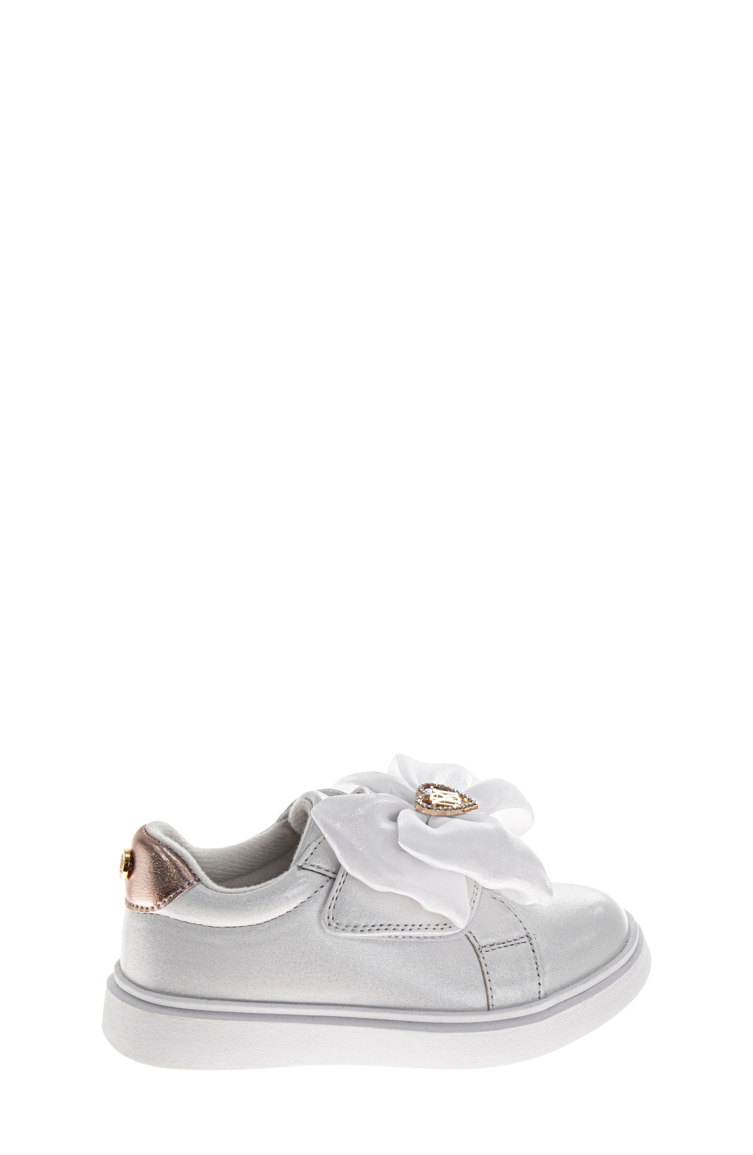 Badgley Mischka Collection Kids' Kensie Sneaker, Alternate, color, White