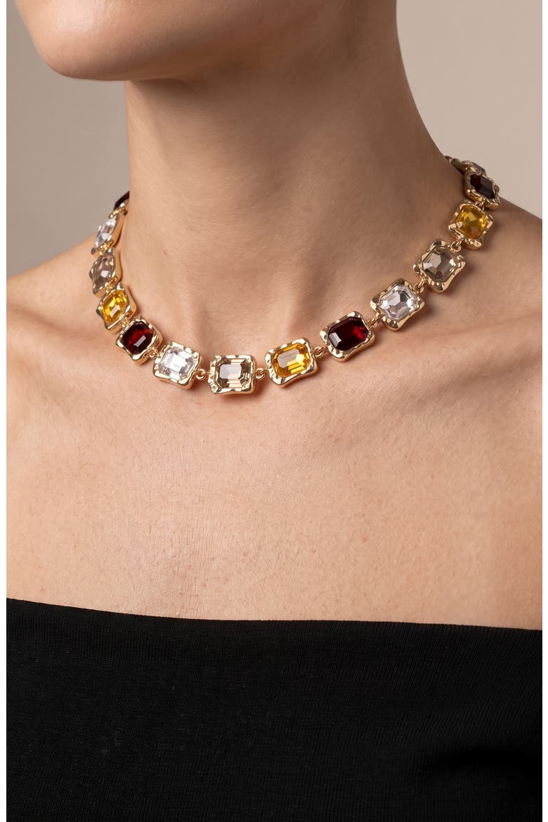 Crystal Necklace, Main, color, MULTI/ GOLD