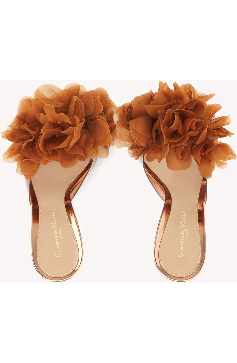 Gianvito Rossi Igea Mules, Alternate, color, Metallic Rust Tpu