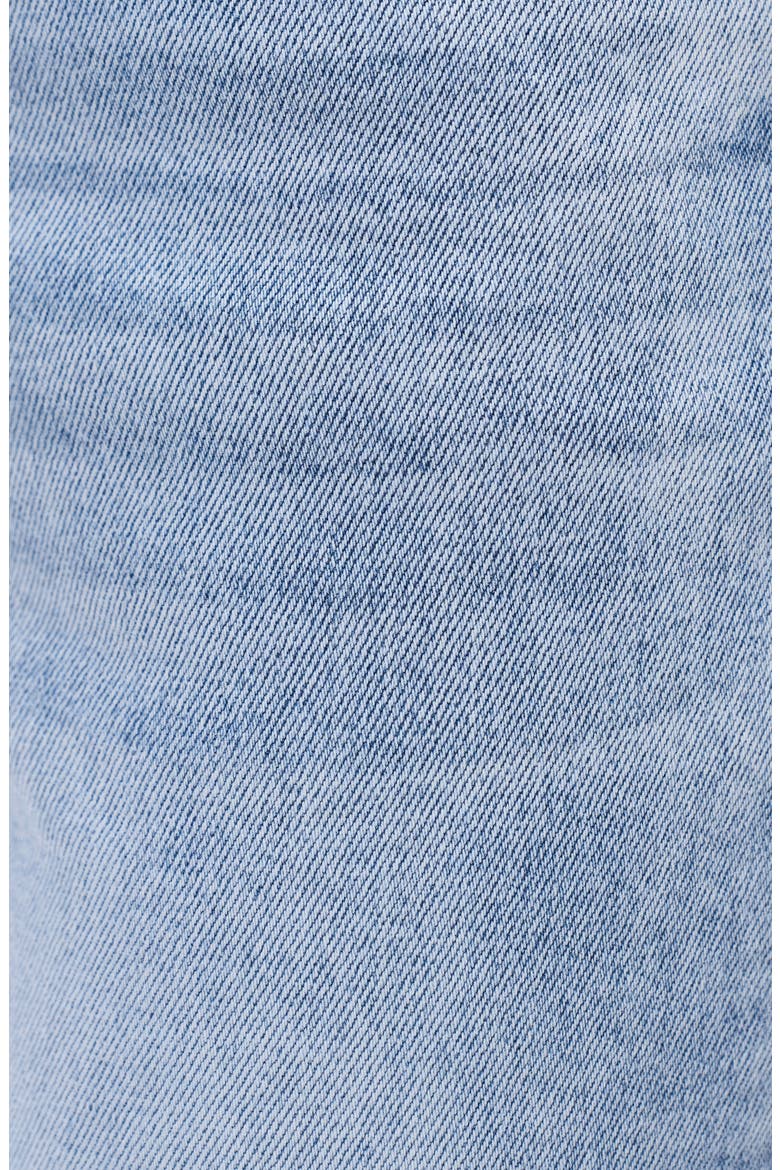 Raw Hem High Waist Wide Leg Jeans, Alternate, color, GLACIER