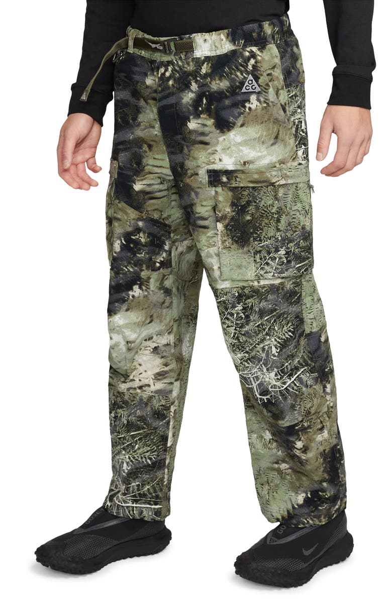 Nike ACG Smith Summit Camo Water Repellent Cargo Pants, Main, color,