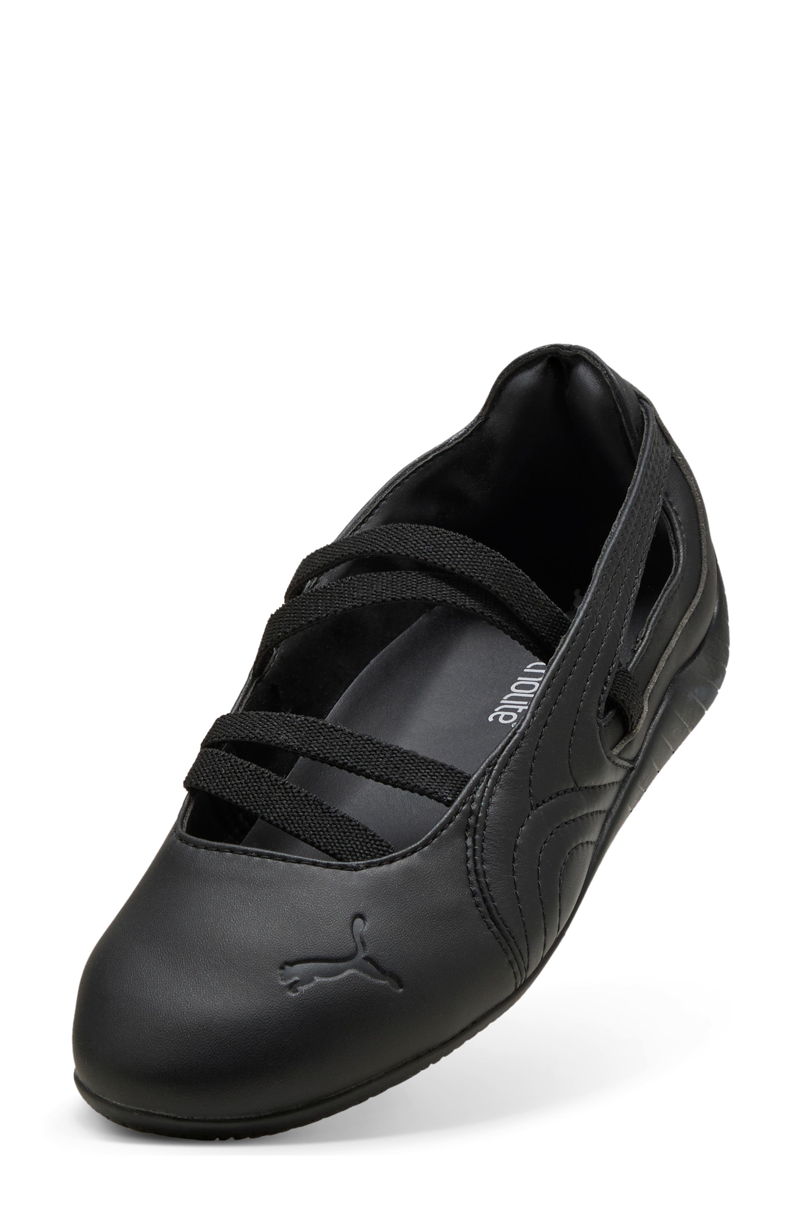Speedcat Ballet Sneaker, Alternate, color, PUMA BLACK