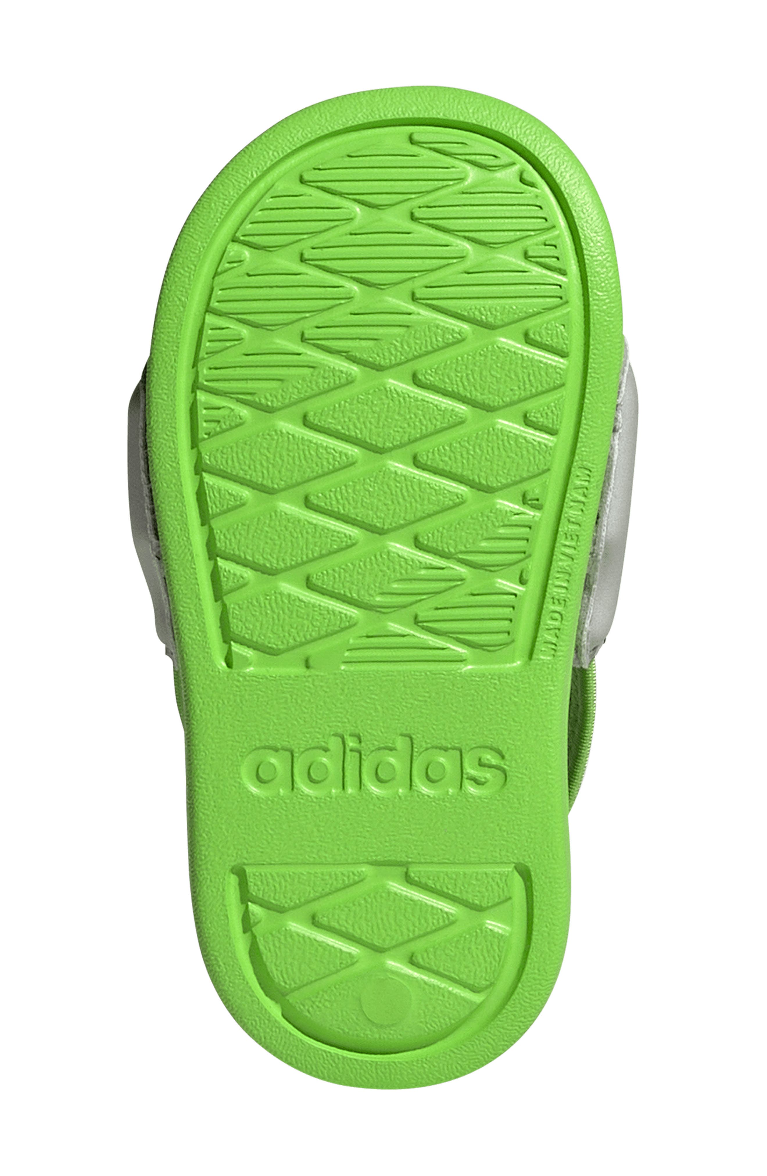 adidas x Disney Buzz Kids' Adilette Strap Sandal, Alternate, color, 