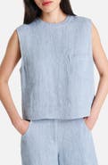 TWP Crop Denim Tank