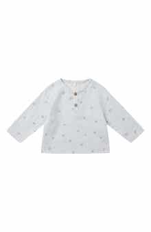Kids' Zion Organic Cotton Gauze Henley Shirt