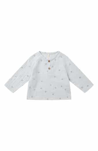 Kids' Zion Organic Cotton Gauze Henley Shirt