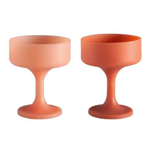 Porter Green Mecc | Unbreakable Cocktail Glasses In Orange