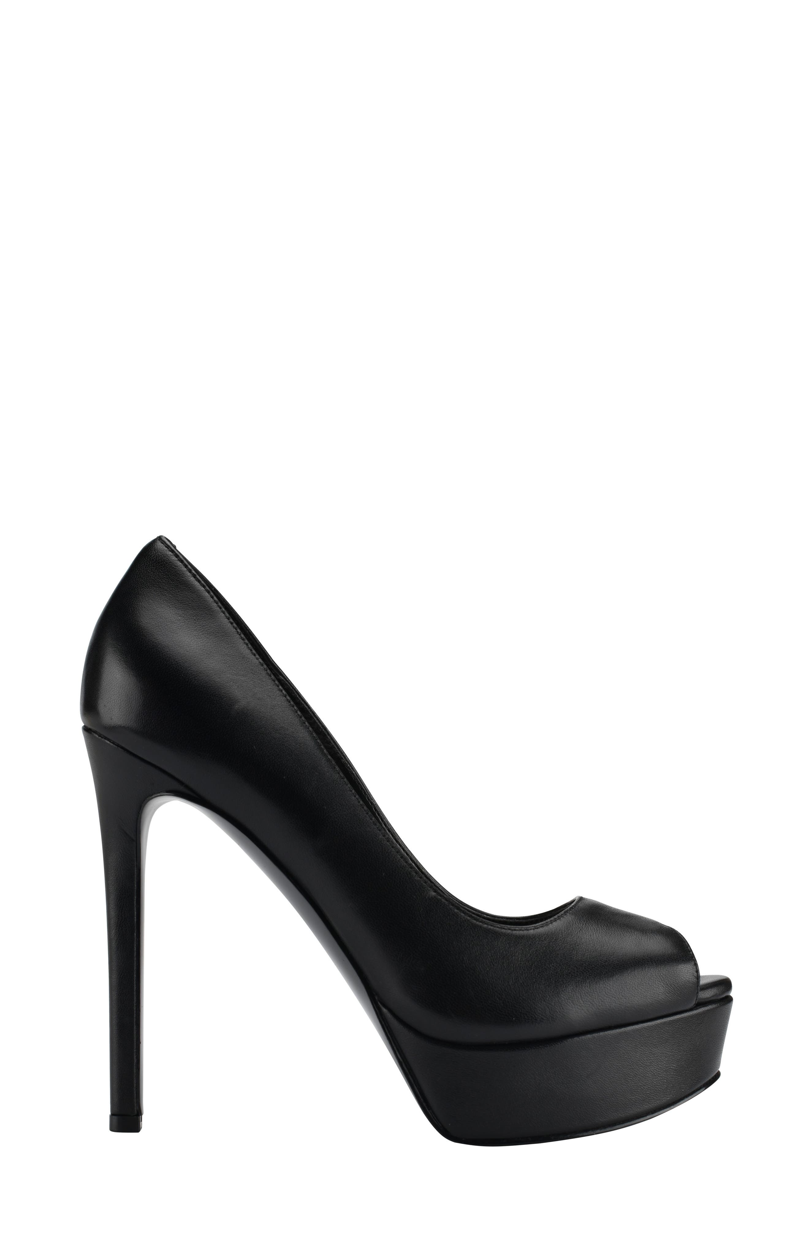GUESS Cacei Peep Toe Platform Pump, Alternate, color, 