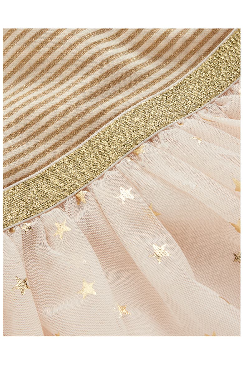 Kids' Twirly Tulle Mix Dress, Alternate, color, IVORY / GOLD
