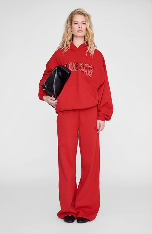 ANINE BING Kacey Sweatpant in Tango Red at Nordstrom, Size Small