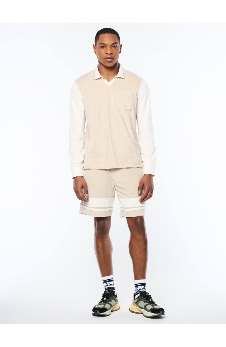 Sergio Tacchini Alvar Long Sleeve Polo, Alternate, color, Fog