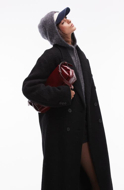 Topshop Brushed Coat