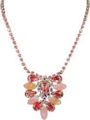 MADISON BEVERLY HILLS Vintage 1950s Pink GivrÃ© Rhinestone Choker