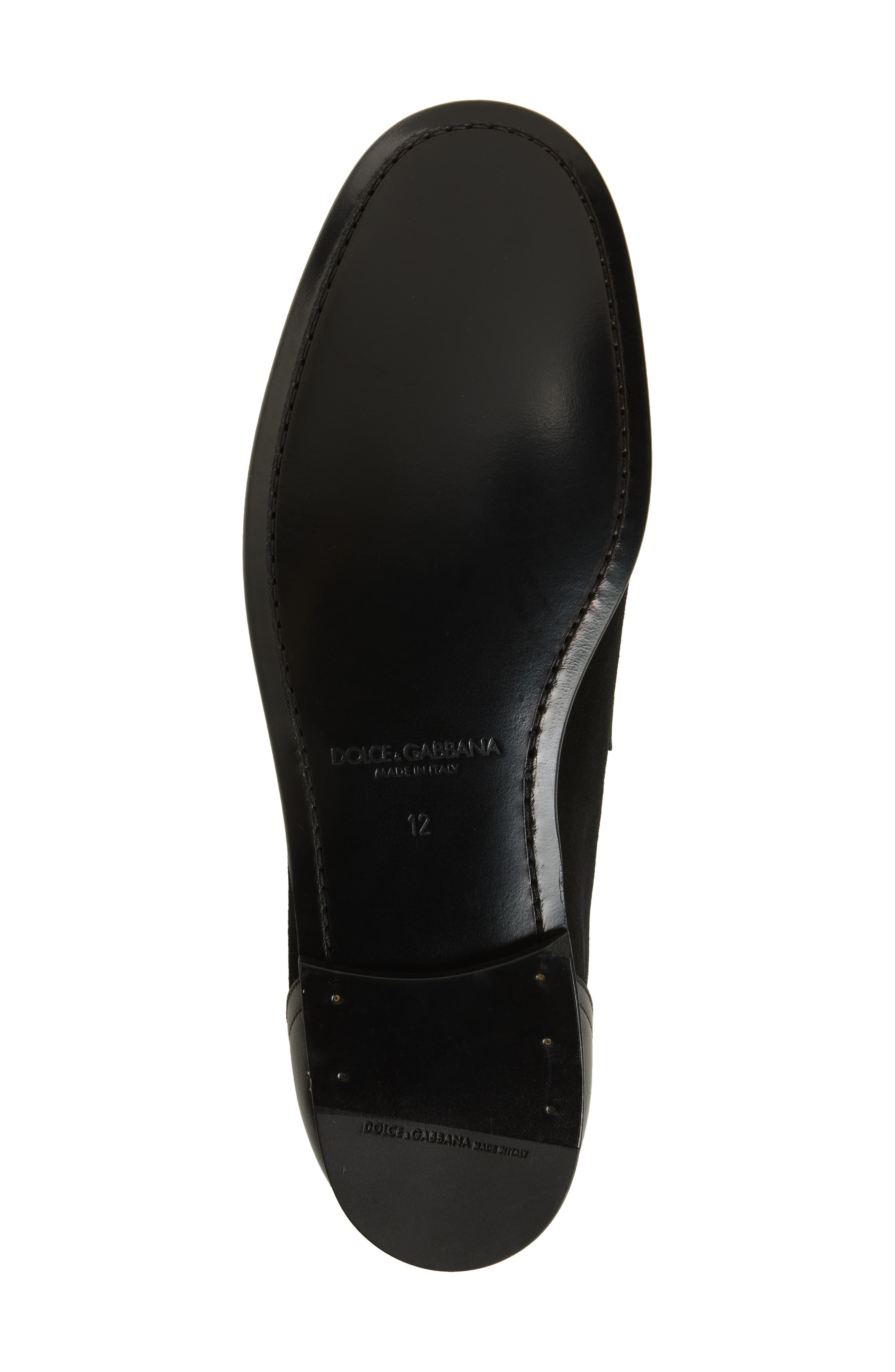 Dolce&Gabbana Ariosto Loafer, Alternate, color, Nero/ Nero