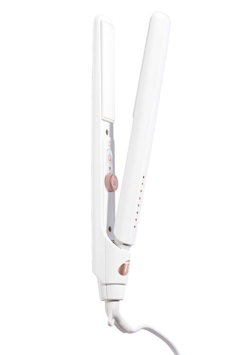 T3 Certified Refurbished T3 SinglePass<sup>®</sup> 1-Inch Straightening & Styling Iron, Alternate, color, White