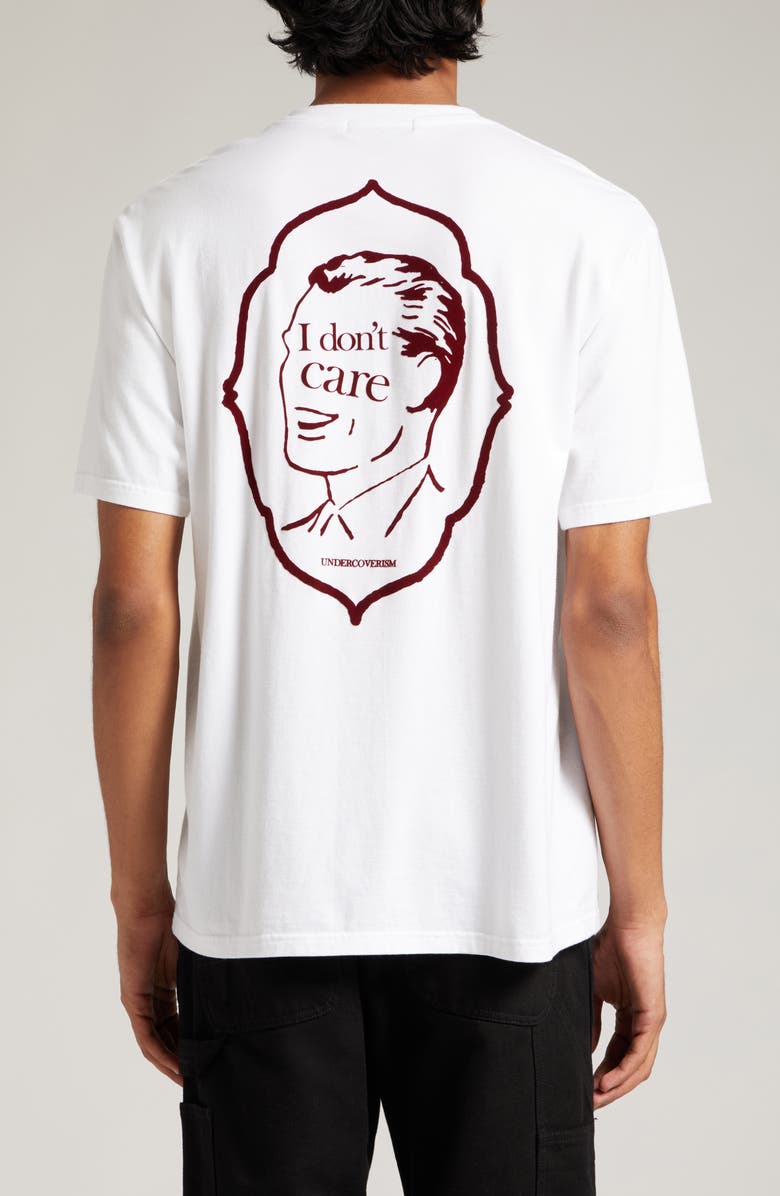 Undercover I Don't Care Cotton Graphic T-Shirt, Alternate, color, 