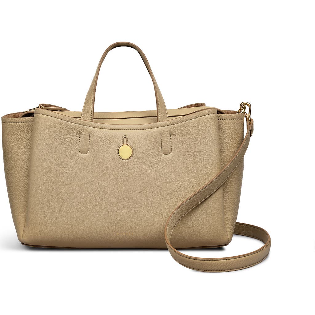 Radley London Bathurst Mews Medium Ziptop Satchel Bag In Stone