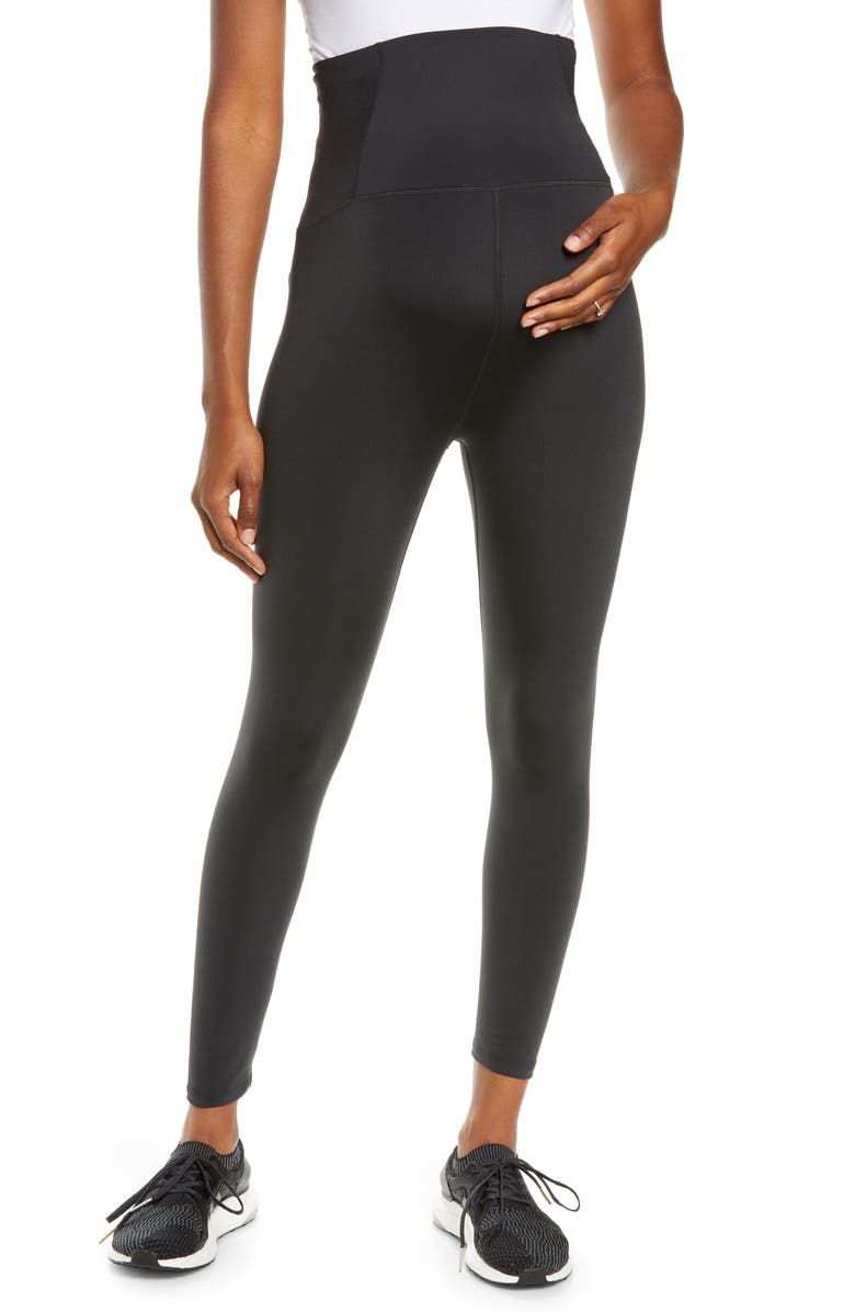 Girlfriend Collective Seamless Maternity Leggings, Main, color, 