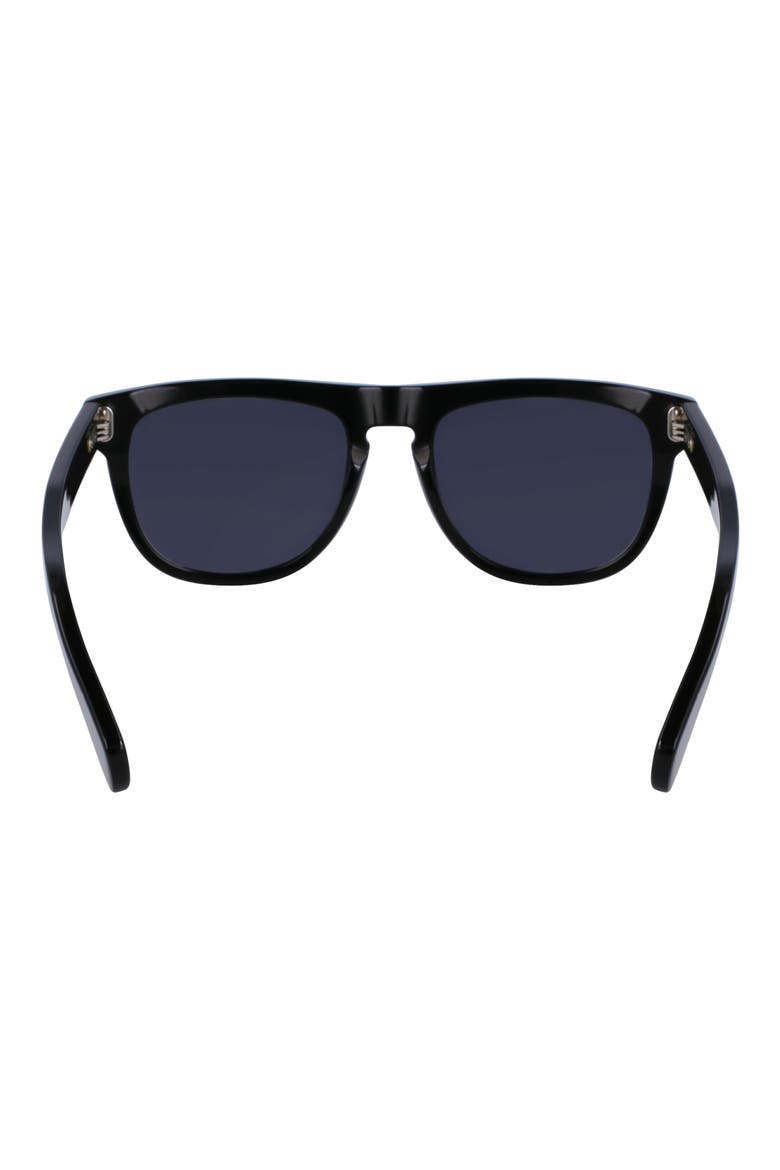 55mm Gancini Teacup Sunglasses, Alternate, color, BLACK