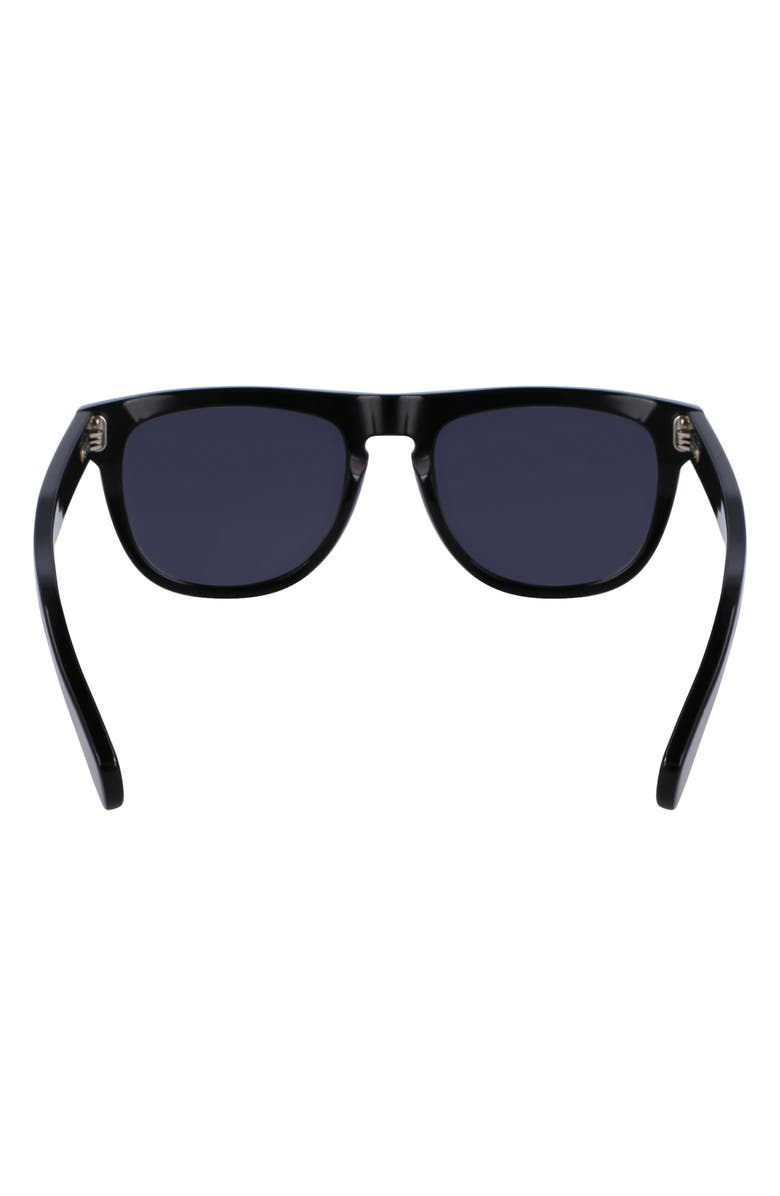 FERRAGAMO 55mm Gancini Teacup Sunglasses, Alternate, color, Black