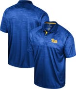 COLOSSEUM Men's Colosseum Royal Pitt Panthers Honeycomb Raglan Polo