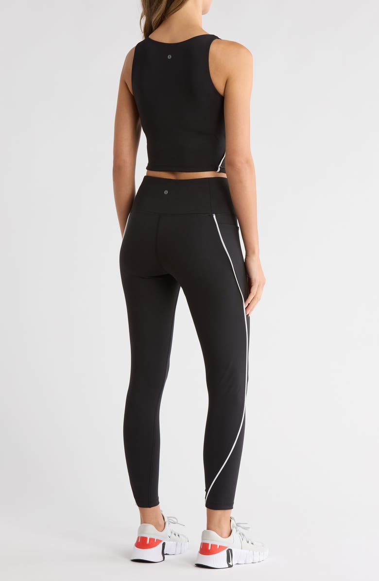 LAYER 8 Perfect Piping Tank Top & Leggings Set, Alternate, color,