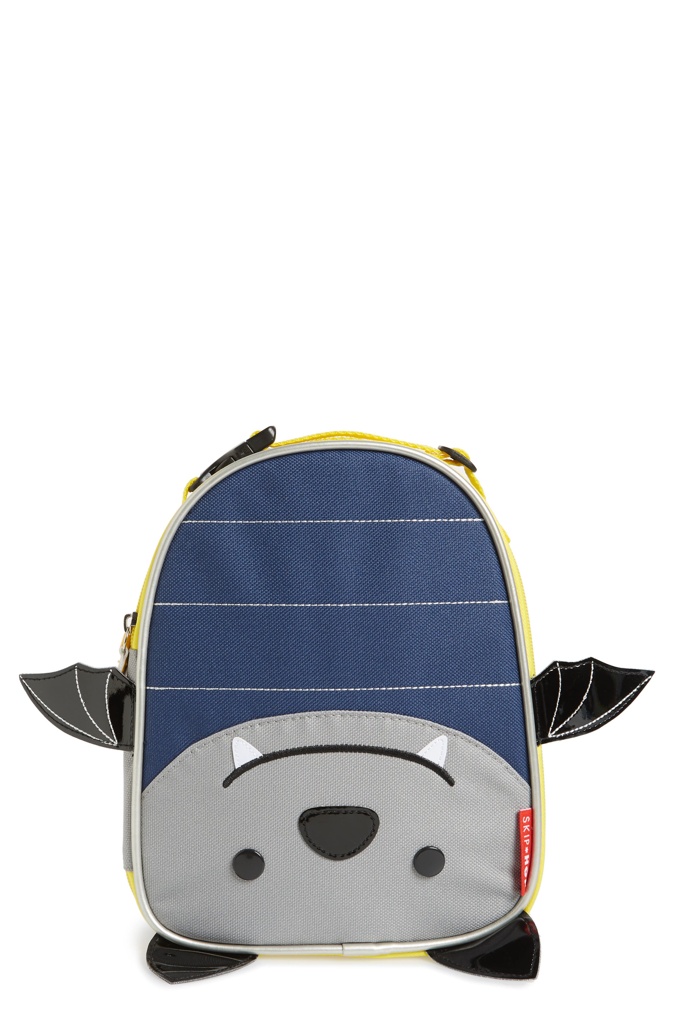 Skip Hop Zoo Lunchie - Bat Insulated Lunch Bag, Main, color, 