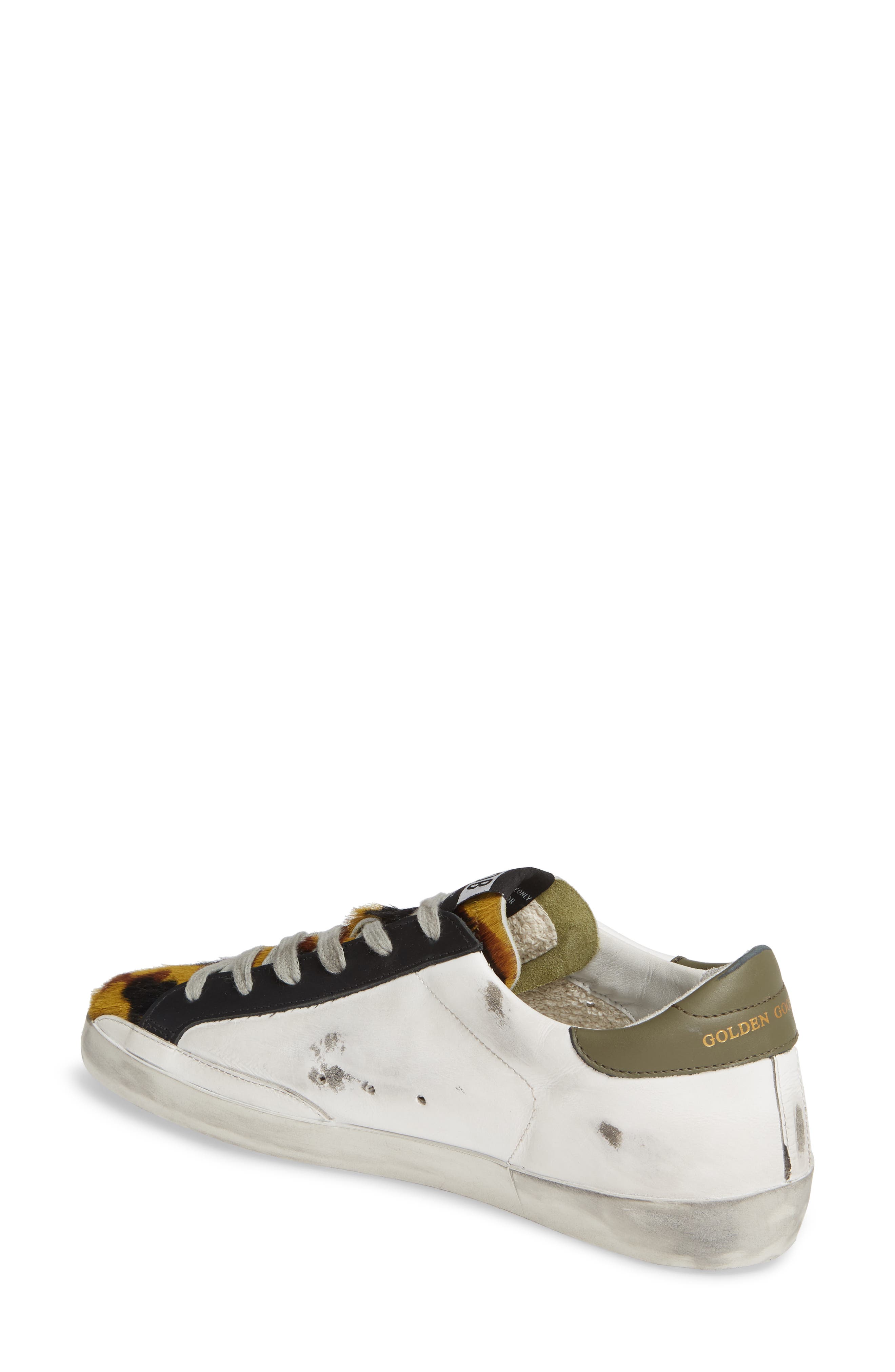 Golden Goose Superstar Genuine Calf Hair Sneaker, Alternate, color, 