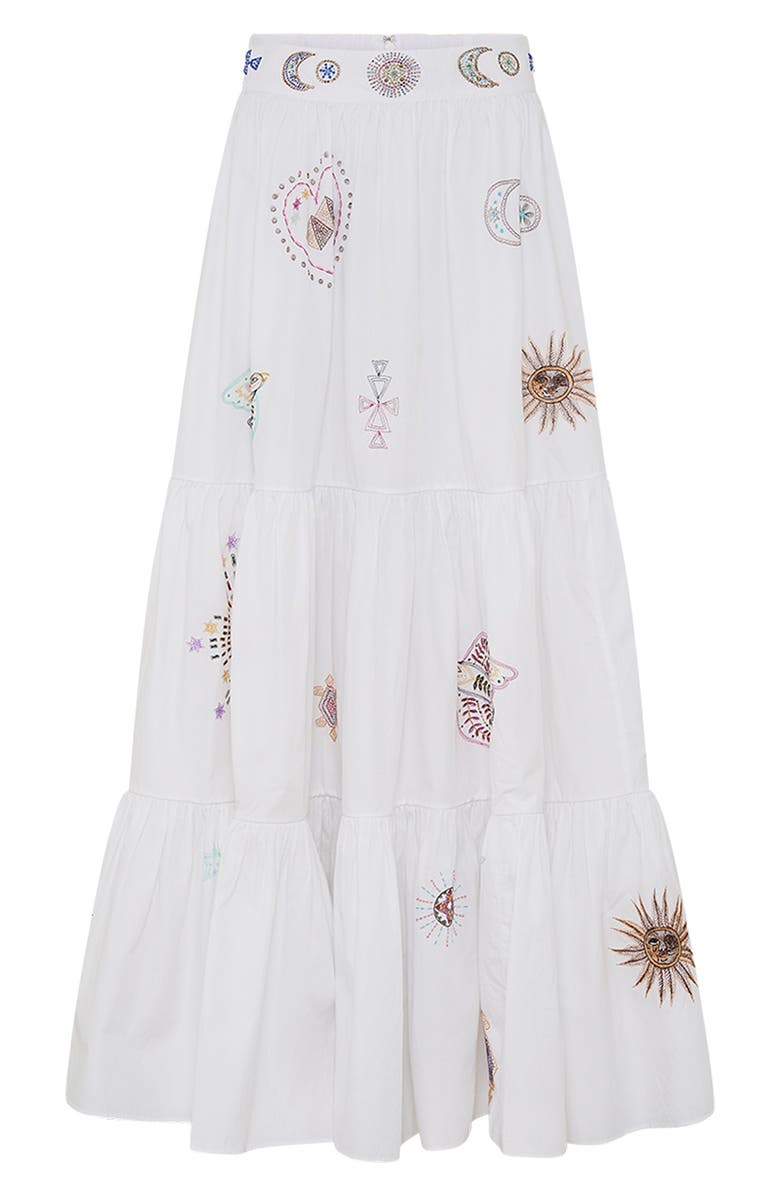 Camilla Living In Colour High Waist Tiered Skirt, Alternate, color, 