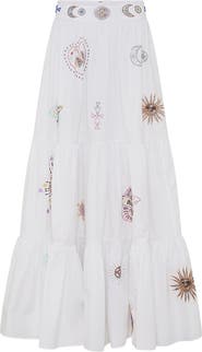 Camilla Living In Colour High Waist Tiered Skirt