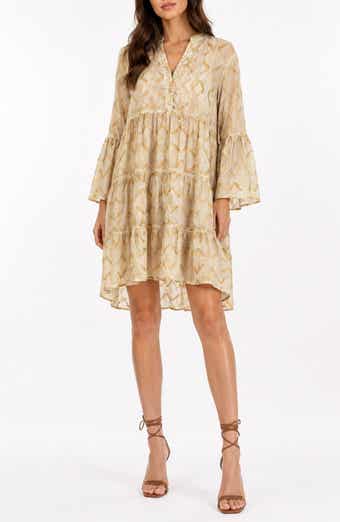 Tiered Bell Sleeve Cover-Up