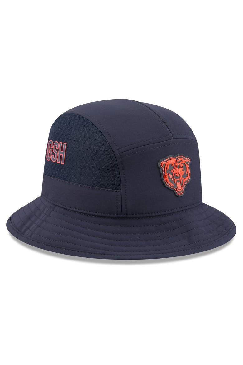Men's New Era Navy Chicago Bears 2026 Sideline Bucket Hat, Alternate, color, Navy