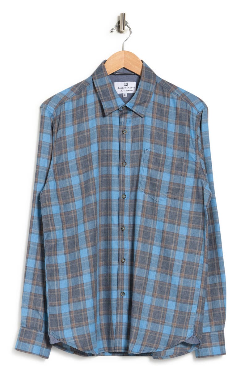 THREAD AND CLOTH Multi Plaid Print Shirt, Alternate, color, 