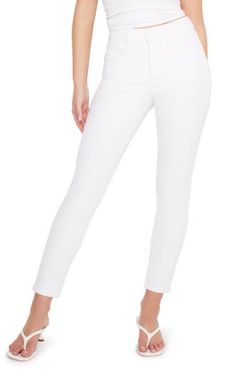 GOOD AMERICAN GOOD AMERICAN GOOD LEGS SKINNY CROP JEANS