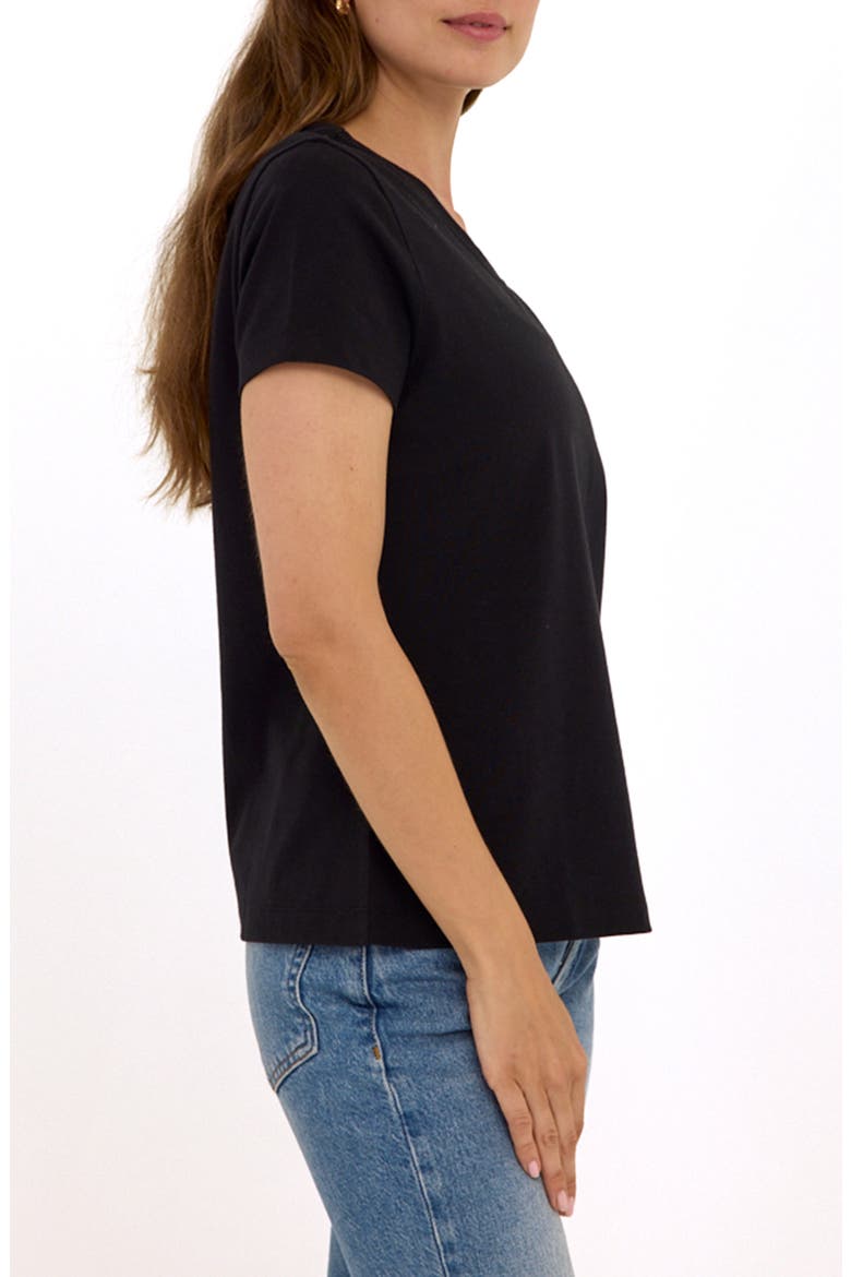 Emmy Essential Organic Cotton T-Shirt, Alternate, color, BLACK