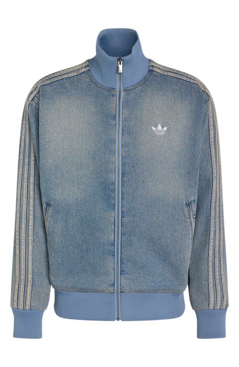 Denim Track Jacket