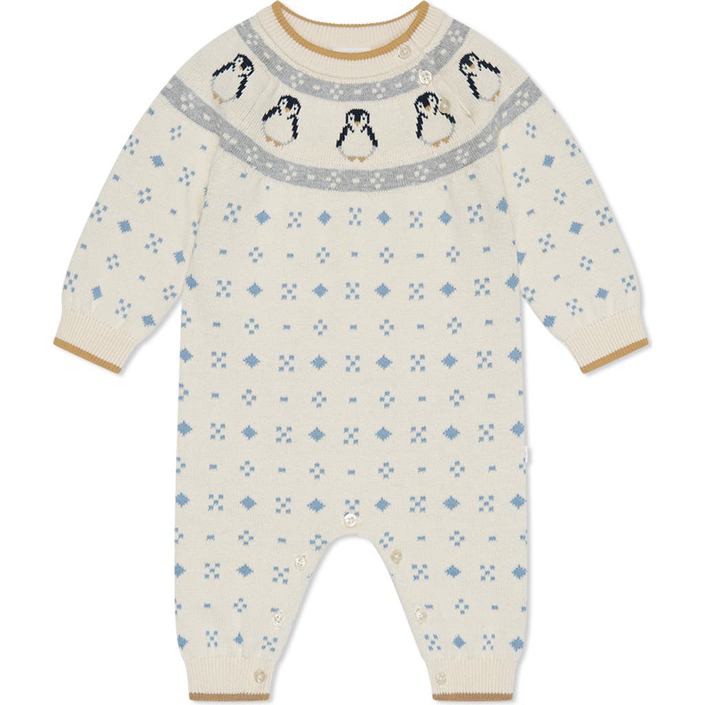 MORI Knit Organic Cotton Romper in Cream