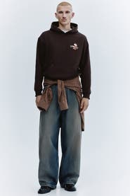 H&M Relaxed Fit Printed Hoodie