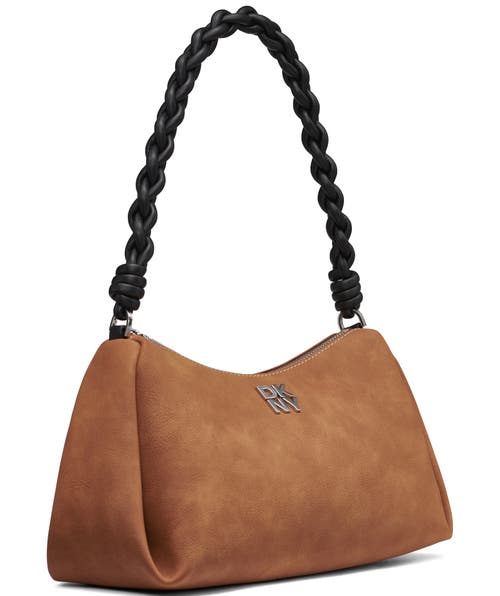 Dkny Remy Top-zip Shoulder Bag In Brown