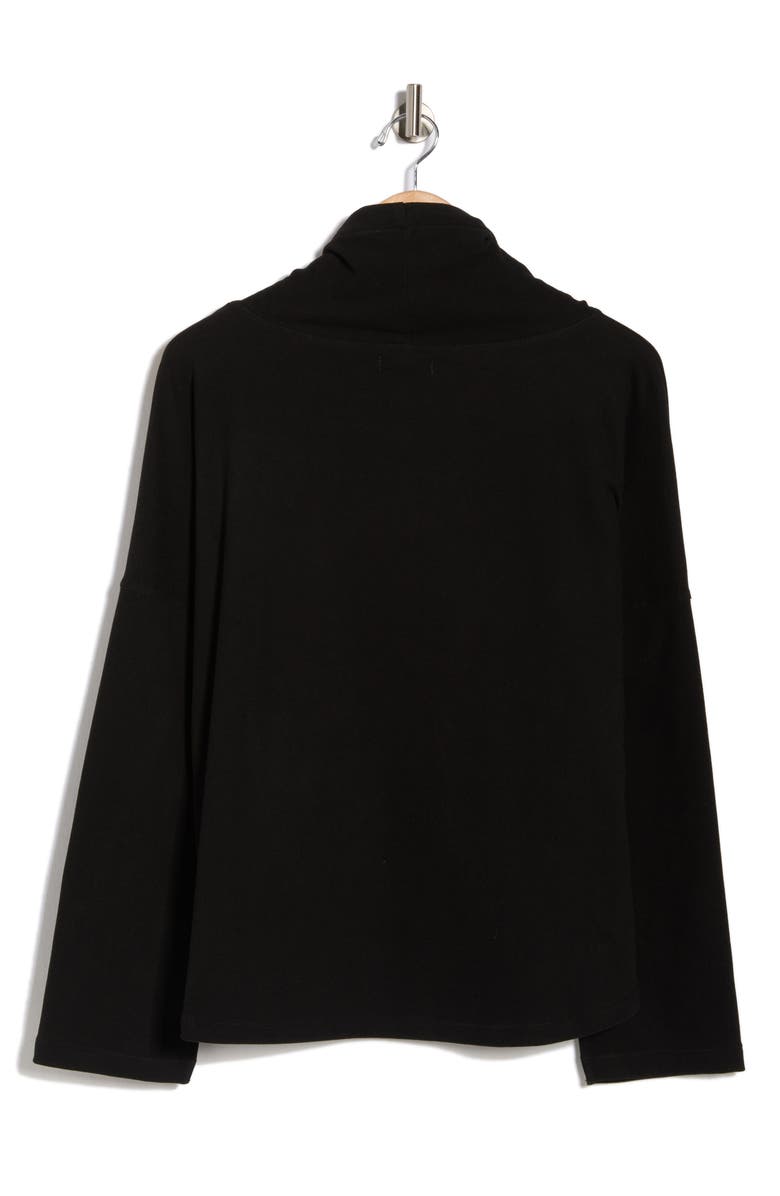 MAX STUDIO Funnel Neck Pullover, Alternate, color, Black