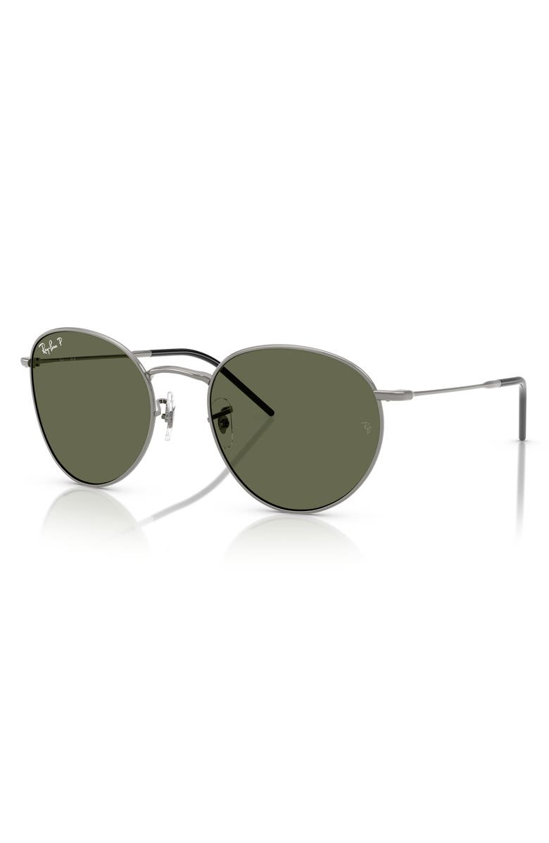 Ray-Ban Reverse 53mm Polarized Phantos Sunglasses, Alternate, color, Gunmetal