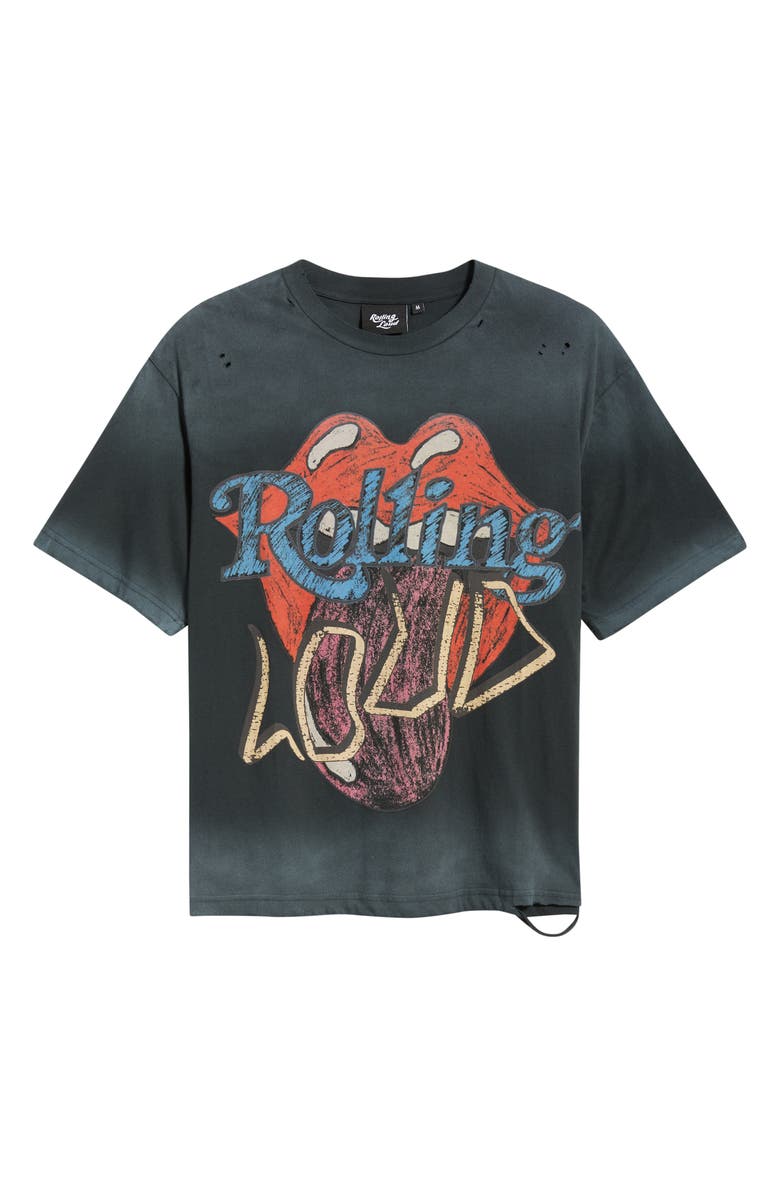 Rolling Loud Loud Band Graphic T-Shirt, Alternate, color, Washed Black