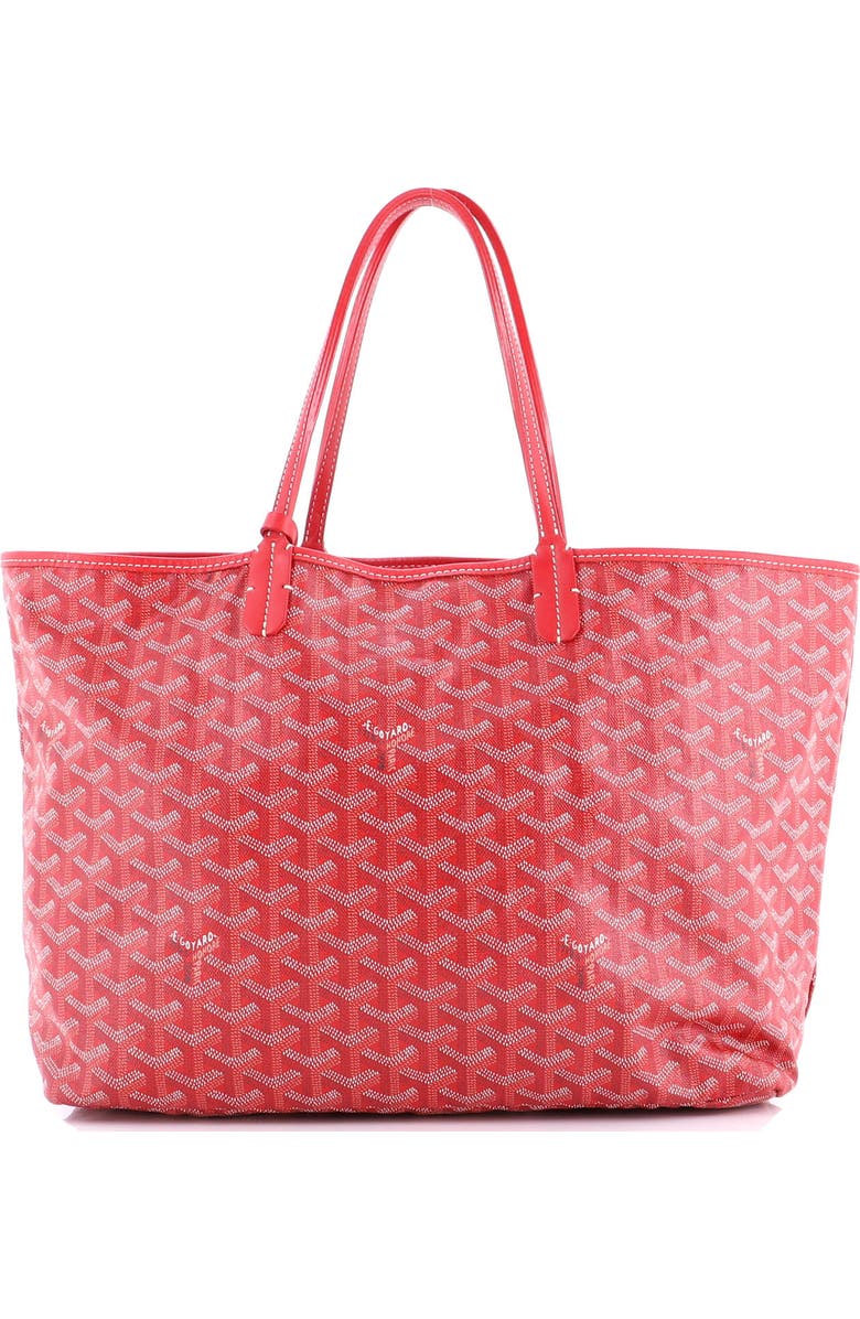 Pre-Owned Goyard Saint Louis Tote Coated Canvas GM, Alternate, color, Red