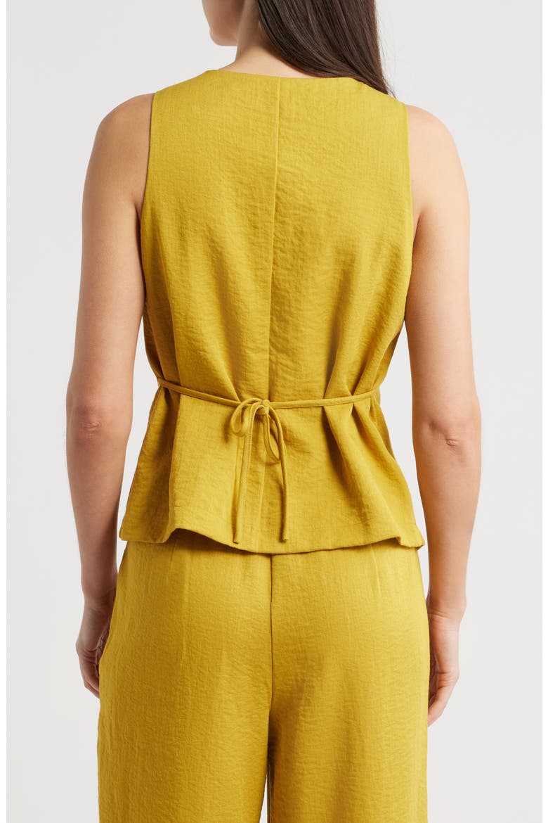 Button Front Vest, Alternate, color, DIJON