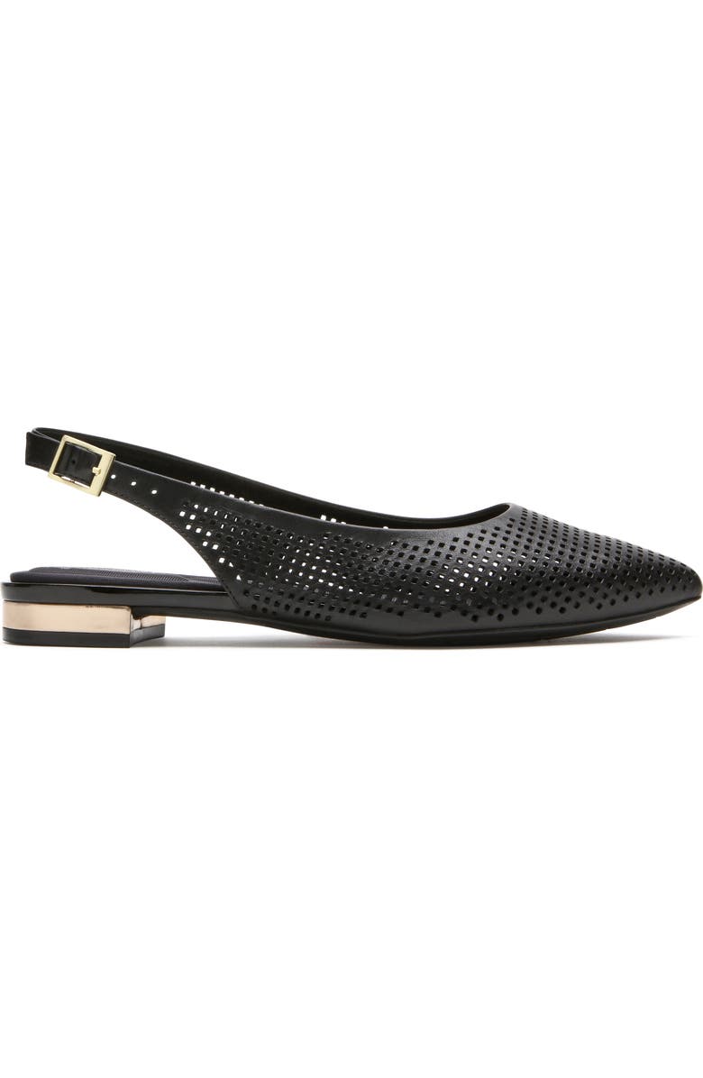 Rockport Adelyn Perforated Slingback Flat, Alternate, color,
