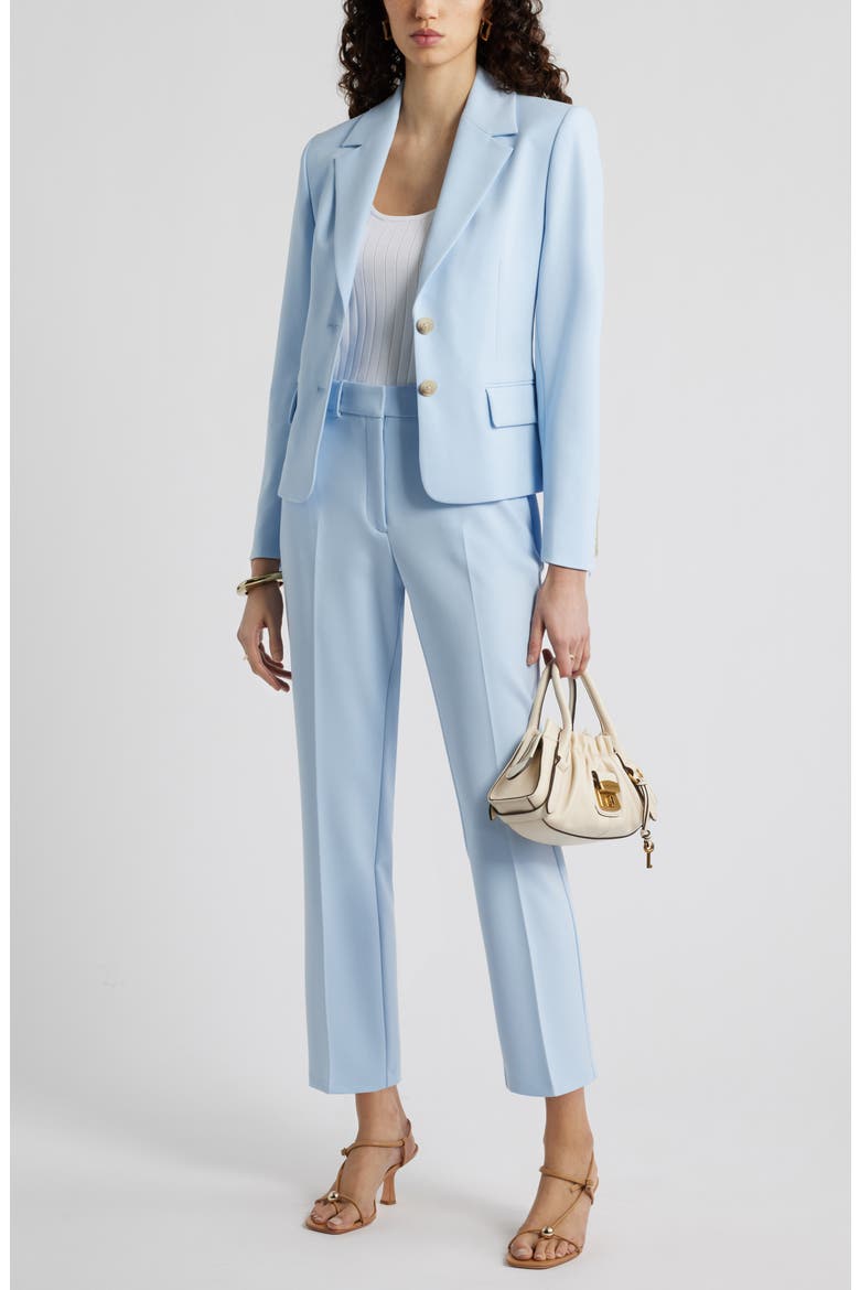The Lena Slim Cropped Trousers, Alternate, color, BLUE FLOATY