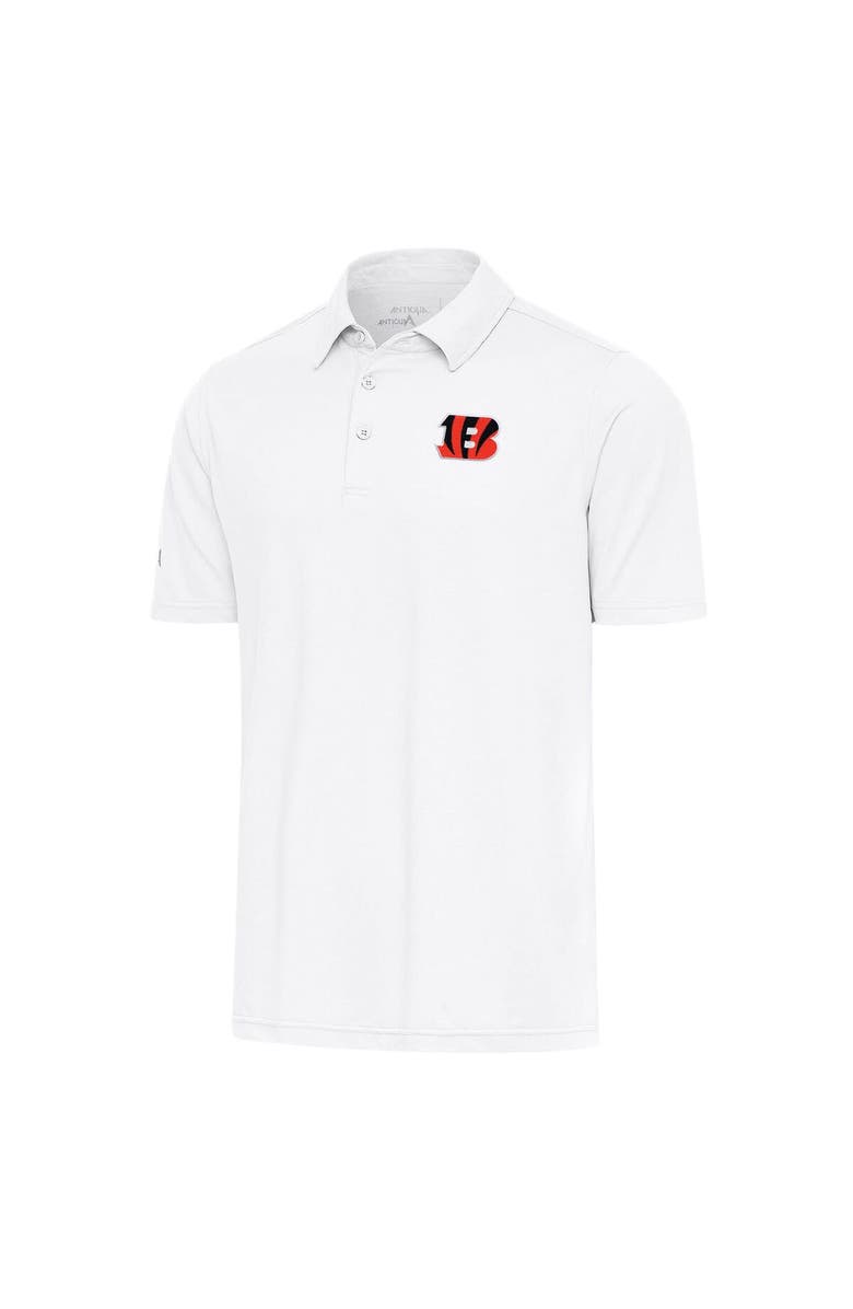 ANTIGUA Men's Antigua  White Cincinnati Bengals Par Polo, Alternate, color, 