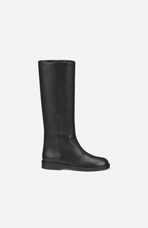 Zenit Pull-On Tube Leather Boot