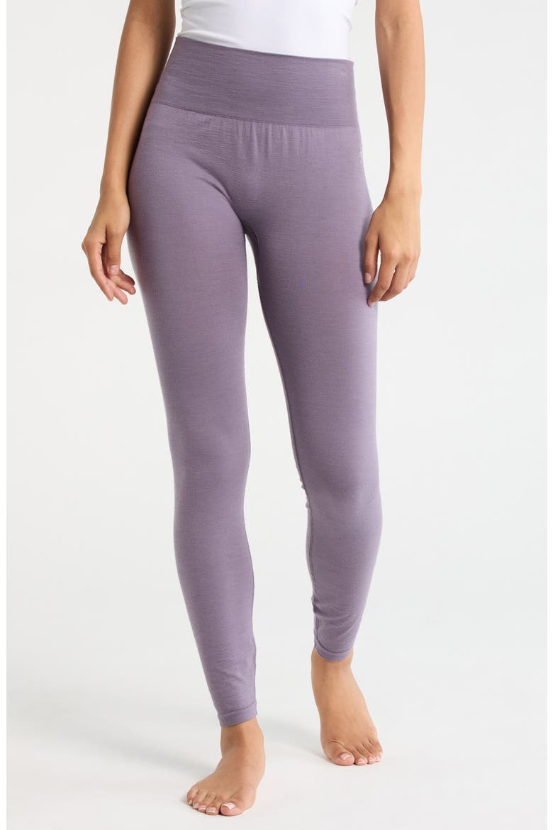 Intraknit All Season Merino Wool Blend Base Layer Leggings, Main, color, PURPLE STORM